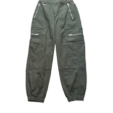 Aritzia TNA Womens Medium Green Cargo Joggers Pants Grunge Punk Urban Military for sale  Shipping to South Africa