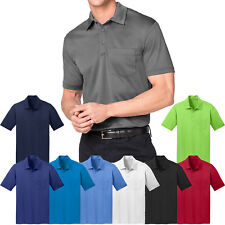 Camisa polo masculina POCKET absorção de umidade poli desempenho XS-XL 2XL, 3XL, 4XL NOVA comprar usado  Enviando para Brazil