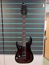 Used, Schecter Omen Elite 6 FR Black Cherry Burst Left Handed Electric Guitar for sale  Shipping to South Africa