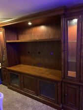 oak tv cabinet shelves for sale  Greeley
