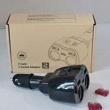 Cigarette Lighter Splitter: USB C 12V Car Charger Adapter 2 Socket Type C Mul... for sale  Shipping to South Africa