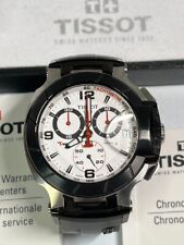 Usado, Reloj de carreras Tissot T cuarzo esfera blanca hecho en Suiza redondo vintage T048417 segunda mano  Embacar hacia Mexico