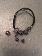 pandora bracelet with charms, used for sale  Shipping to South Africa