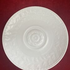 Bernardaud White Victorian Lace Porcelain Louvre 7-3/8” Plate , used for sale  Shipping to South Africa