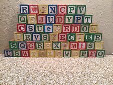 Vintage wooden alphabet for sale  Simi Valley