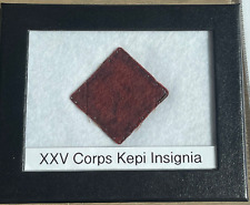 Usado, Guerra Civil XXV, 25º Corpo Kepi Insignia Patch - Unidade de Tropa Colorida com Proveniência comprar usado  Enviando para Brazil