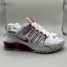 Zapatillas para correr Nike Shox NZ blancas/rave rosa 314561-196 para mujer talla 7,5 segunda mano  Embacar hacia Argentina