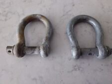 Galvanised shackles for sale  FERNDOWN