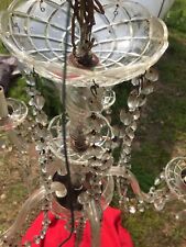 Crystal glass chandelier for sale  Water Valley