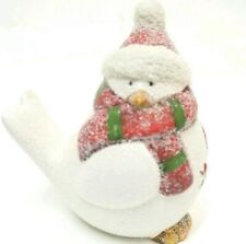  Encuentro Raro Decoraciones de Navidad T/C Cardinal Snowbird con copos de nieve X7695 segunda mano  Embacar hacia Argentina