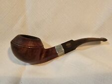 GBD Vintage England Pipe, Sterling Silver Banded Sherlock Holmes Style Pipe for sale  Shipping to South Africa