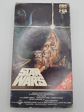 Usado, Star Wars (VHS) 1977 original RARO 1984 lançamento por CBS FOX VIDEO Hi-Fi Red Label comprar usado  Enviando para Brazil