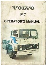 Usado, CAMINHÃO ORIGINAL VOLVO F7 4x2 e 6x2. MANUAL DE INSTRUÇÕES E MANUTENÇÃO DO OPERADOR 1978 comprar usado  Enviando para Brazil