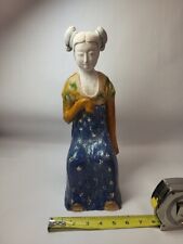 MCM  20thC Chinese Tang Dynasty Style Sancai Mingqi Tomb Court Figure Glazed, used for sale  Shipping to South Africa