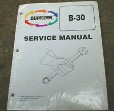 BURKEEN B30 Vibratory Plow Trencher Service Manual repair shop maintenance book for sale  Shipping to Canada
