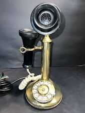 Antique 1920-30s American Bell Telephone Brass Candlestick Phone Pat 13-20 AS IS for sale  Shipping to South Africa