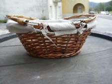 Panier osier ovale d'occasion  Viry