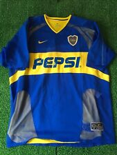Camiseta deportiva de Boca Juniors 2003 2004 L intercontinental #17 Estévez auténtica segunda mano  Argentina 