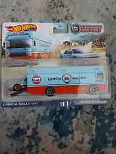 Hot Wheels Premium Team Transport  Lancia Rally 037 & Euro Hauler , used for sale  Shipping to South Africa