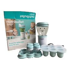 NutriBullet Baby NBY-50100 Food Blender Blue 32oz. Cups And Silicone Form, used for sale  Shipping to South Africa