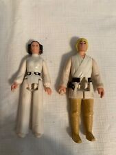 De colección 1977 Star Wars Farm Boy Luke Skywalker y la princesa Leia primeros 12 segunda mano  Embacar hacia Argentina