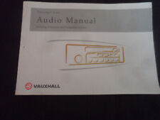 Vauxhall audio manual for sale  RINGWOOD