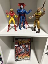 2005 Toy Biz Marvel Legends X-Men Mr. Sinister, Pyro And Aoa Sabretooth Lot for sale  Shipping to South Africa