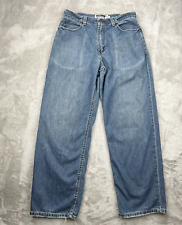 Jeans masculino antigo marinho 32x32 Y2K vestuário de trabalho folgado mecânico skate hip hop denim comprar usado  Enviando para Brazil