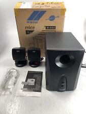 MICROLAB M-600 SPEAKER SYSTEM WITH SUBWOOFER 36 WATT Computer Phone AUX for sale  Shipping to South Africa