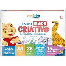 Escolinha Livro+A4 Bloco Criativo (Origami) em Português comprar usado  Brasil 