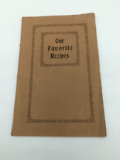 Livro de receitas vintage raro Our Favourite Recipes por Belle L Imes (Paperback, 1916) comprar usado  Enviando para Brazil