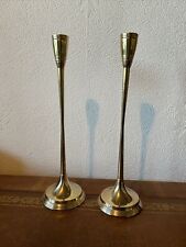 Brass candlesticks pair for sale  HALESOWEN