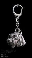 Sznaucer 2 - posrebrzany breloczek z wizerunkiem psa Art Dog na sprzedaż  PL