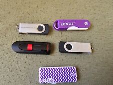Lot of 5 USB Flash Drives - Different Sizes, Brands 32GB, 16GB, 8GB - Work Great for sale  Shipping to South Africa