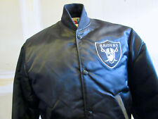 Vintage 1st Gen • Raiders • STARTER Satin Jacket Oakland LA Vegas NFL Small USA for sale  Sparks