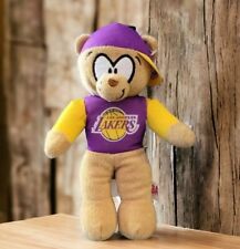 Chapéu Los Angeles Lakers NBA urso log on aba brinquedo oficial NBA pelúcia 9" de altura comprar usado  Enviando para Brazil