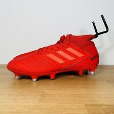 Buty piłkarskie adidas Predator 19.3 SG miękkie podłoże czerwone rozmiar UK 9 skarpeta na kostki na sprzedaż  Wysyłka do Poland