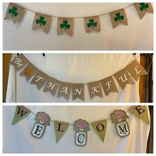 Four holiday banners for sale  Shipping to Ireland