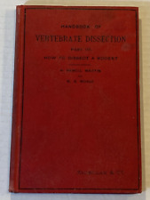 1895 Manual de disección de vertebrados Parte III Cómo diseccionar un roedor segunda mano  Embacar hacia Argentina