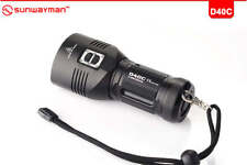Sunwayman D40C 2 x 18650 / 4 x CR123A  Dual CREE XM-L2 U2 2000 Lumen LED Flashli for sale  Shipping to South Africa