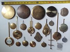 22 Original Antique & New Reproduction Pendulum Bobs Shelf Mantle Wall Clock Lot for sale  Shipping to South Africa