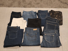 Lote misto de jeans - caixa por atacado 10 pares de jeans variedade de tamanhos e estilos incluídos comprar usado  Enviando para Brazil