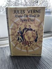 Chaqueta antipolvo Julio Verne La vuelta al mundo en ochenta días Didier 1949 HCDJ Ilus. segunda mano  Embacar hacia Argentina