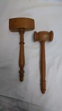 Vintage wooden mallet for sale  PRUDHOE