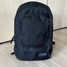 Mochila Jansport preta resistente poliéster denso 15" laptop escola escritório viagem comprar usado  Enviando para Brazil