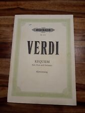 Klavierauszug verdi requiem gebraucht kaufen  Gönnheim