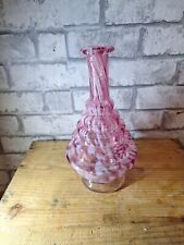 Vase verre rose d'occasion  Bapaume