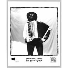 Acordeonista estadounidense de trigo sarraceno Zydeco años 80-90 brillante foto de prensa musical segunda mano  Embacar hacia Mexico