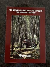 Fiatagri tractor brochure.. for sale  DRIFFIELD