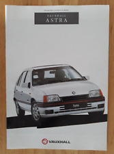 Vauxhall astra brochure for sale  BOURNE